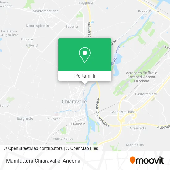Mappa Manifattura Chiaravalle