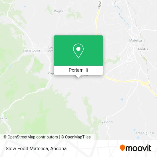 Mappa Slow Food Matelica