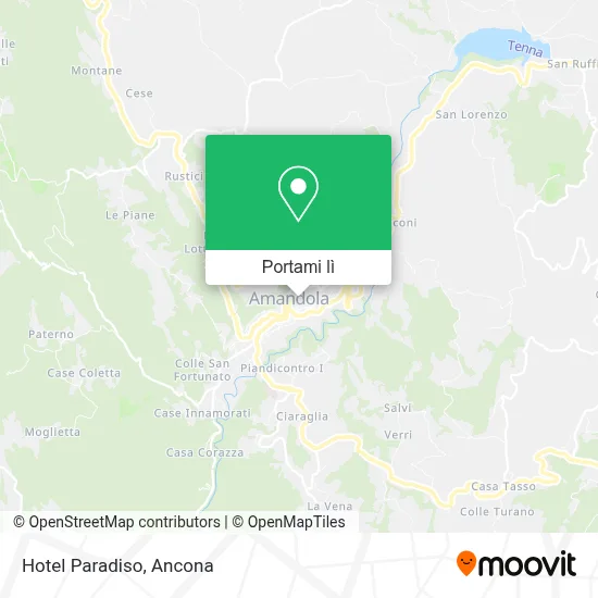 Mappa Hotel Paradiso