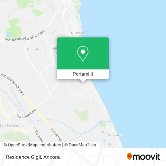 Mappa Residence Gigli