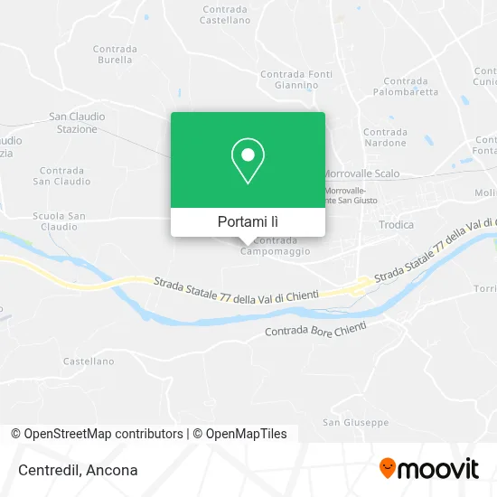 Mappa Centredil