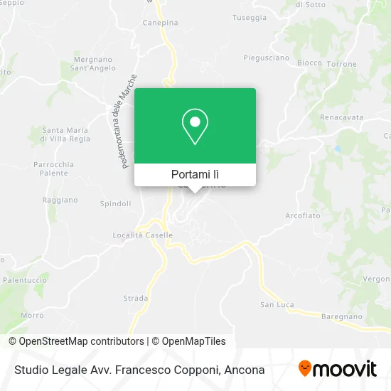 Mappa Studio Legale Avv. Francesco Copponi