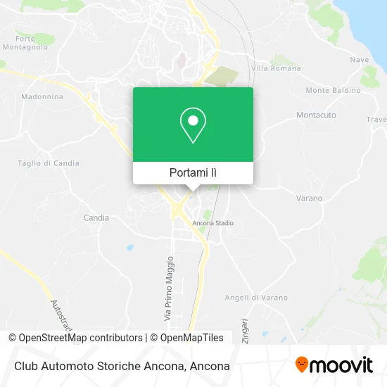 Mappa Club Automoto Storiche Ancona
