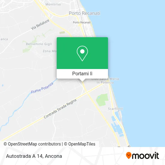 Mappa Autostrada A 14