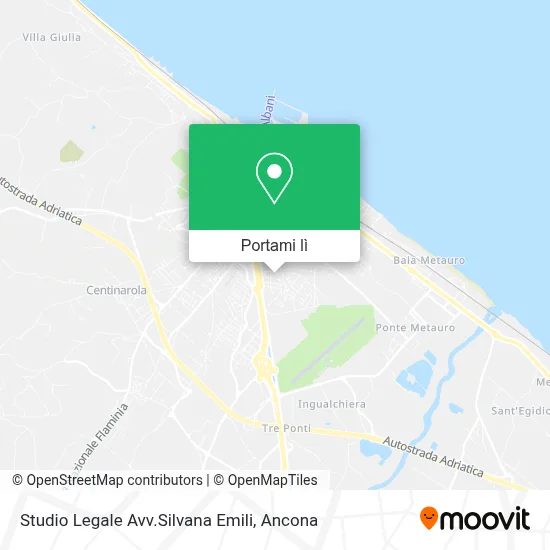 Mappa Studio Legale Avv.Silvana Emili