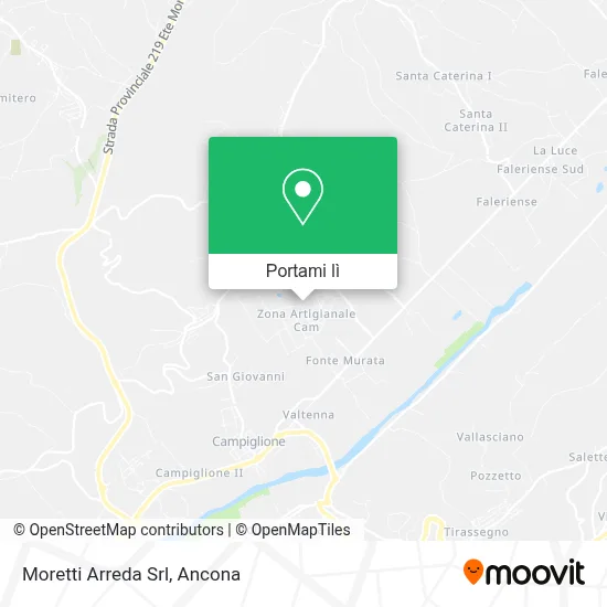 Mappa Moretti Arreda Srl