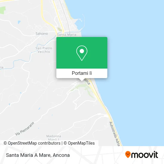 Mappa Santa Maria A Mare