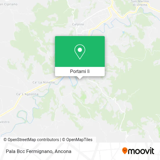 Mappa Pala Bcc Fermignano