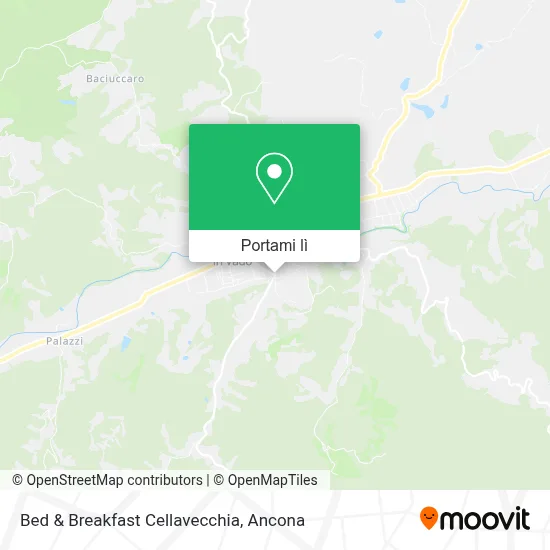 Mappa Bed & Breakfast Cellavecchia