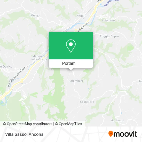 Mappa Villa Sasso