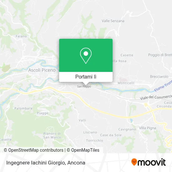 Mappa Ingegnere Iachini Giorgio