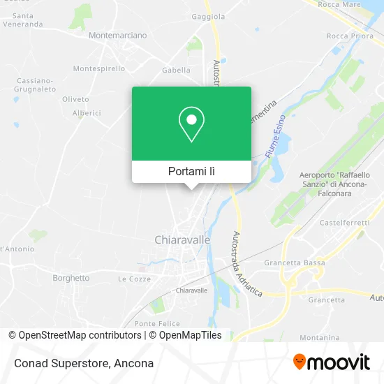 Mappa Conad Superstore