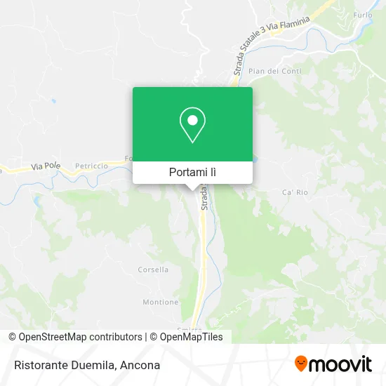 Mappa Ristorante Duemila
