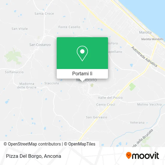 Mappa Pizza Del Borgo