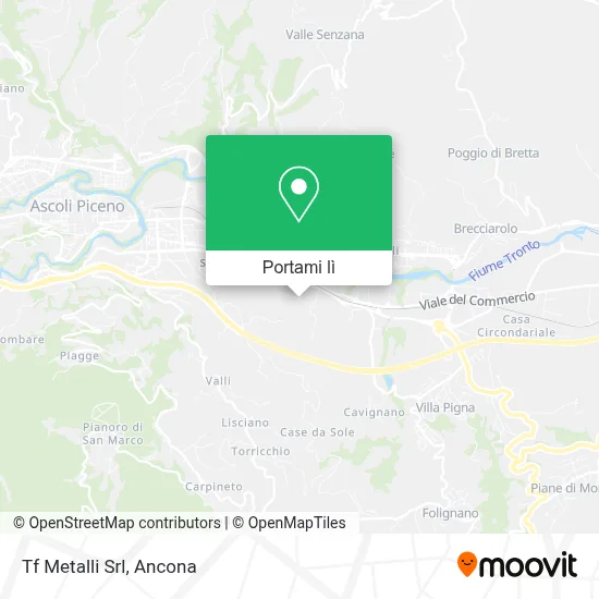 Mappa Tf Metalli Srl