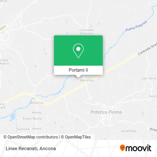 Mappa Linee Recanati