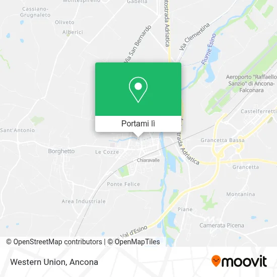 Mappa Western Union