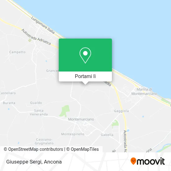 Mappa Giuseppe Sergi