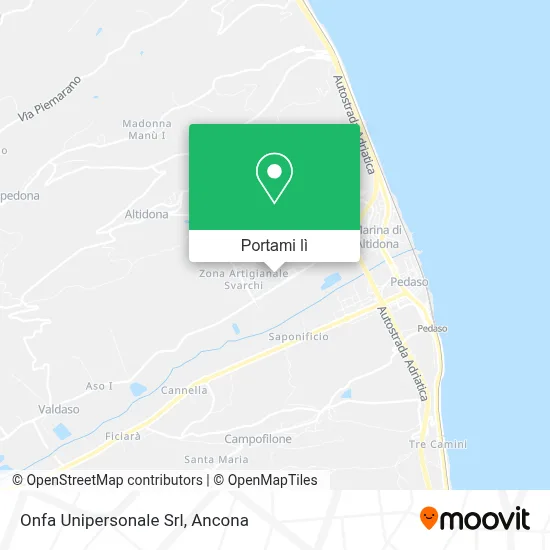 Mappa Onfa Unipersonale Srl