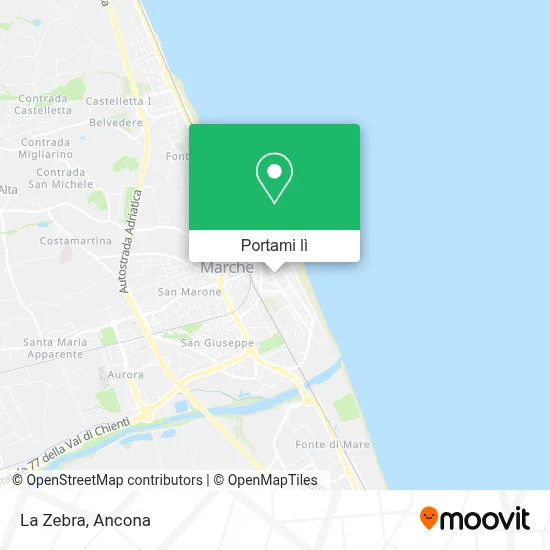 Mappa La Zebra
