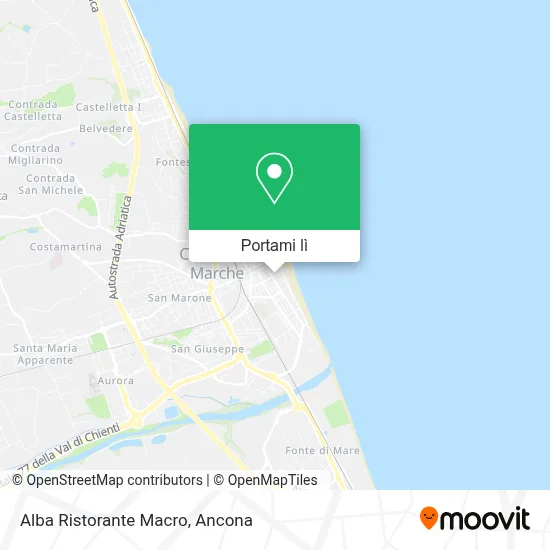 Mappa Alba Ristorante Macro