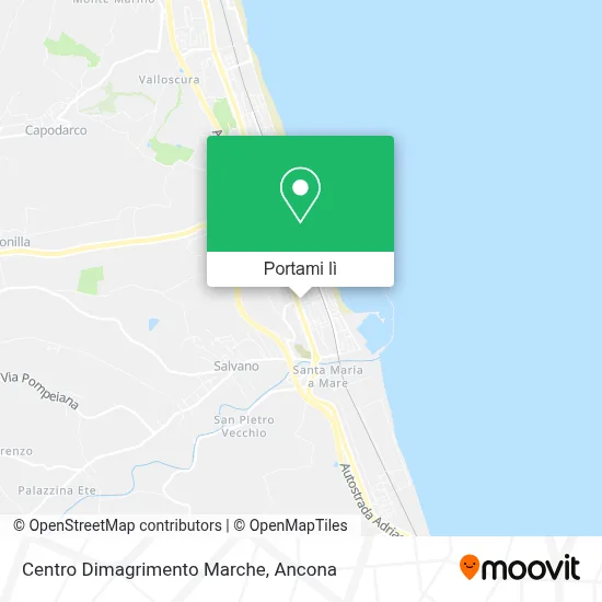 Mappa Centro Dimagrimento Marche