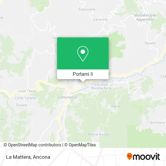 Mappa La Mattera