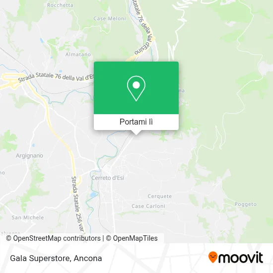 Mappa Gala Superstore