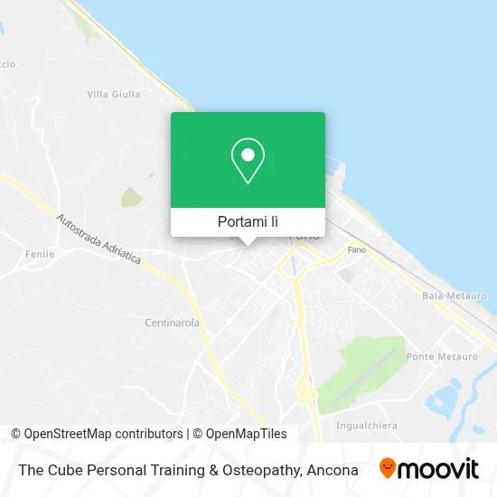 Mappa The Cube Personal Training & Osteopathy