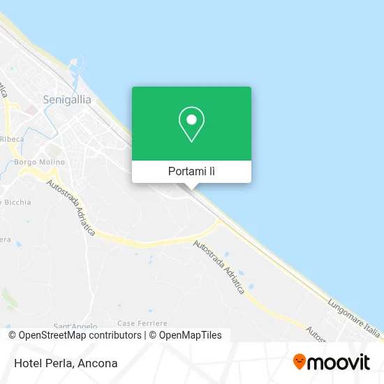 Mappa Hotel Perla