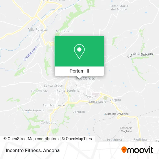 Mappa Incentro Fitness