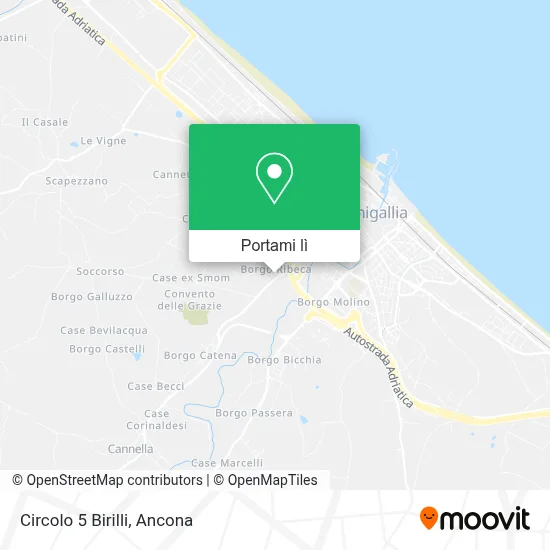 Mappa Circolo 5 Birilli