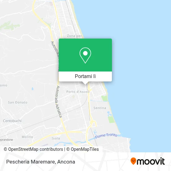 Mappa Pescheria Maremare