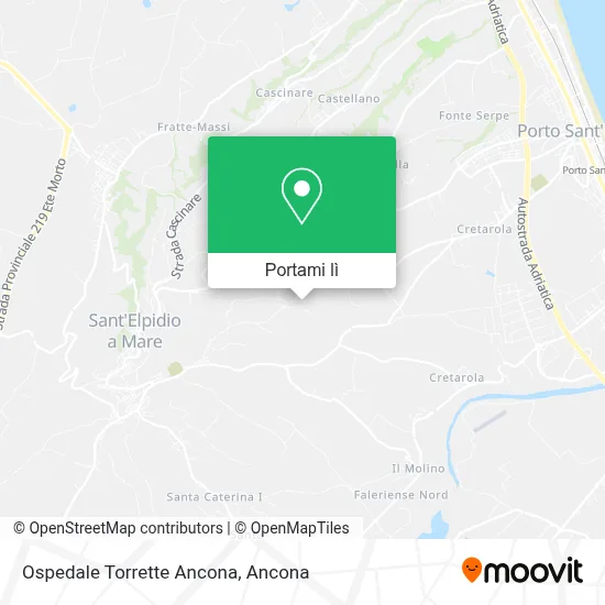 Mappa Ospedale Torrette Ancona