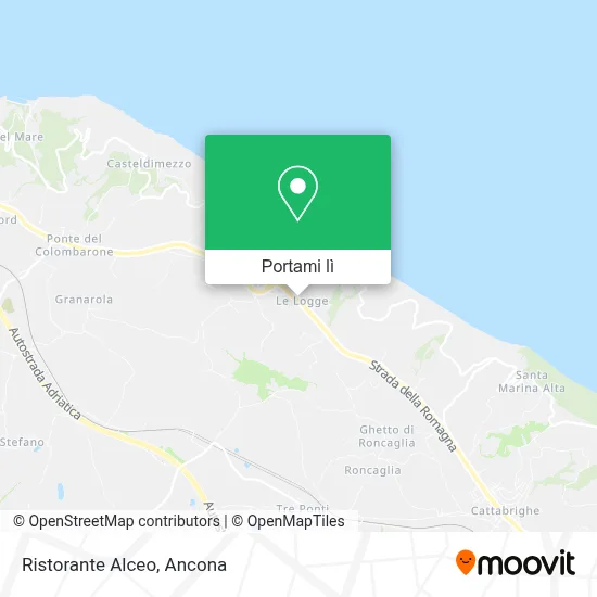 Mappa Ristorante Alceo
