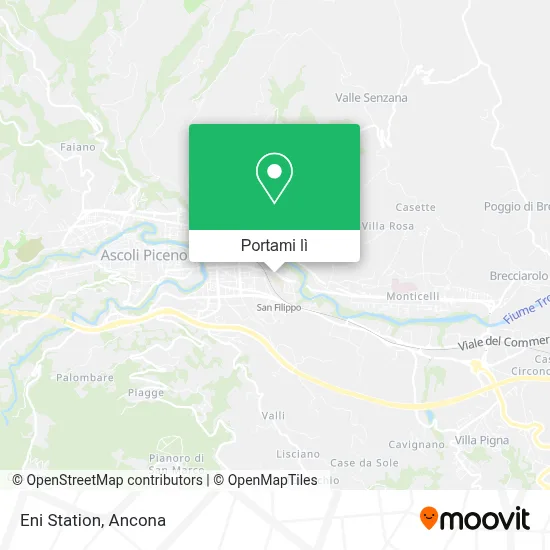 Mappa Eni Station