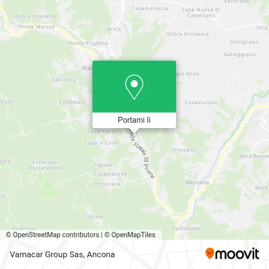 Mappa Vamacar Group Sas
