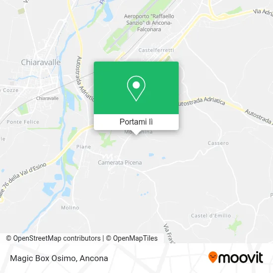 Mappa Magic Box Osimo