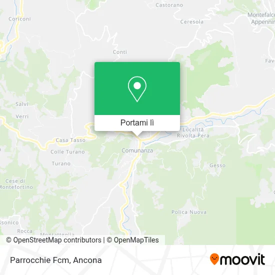 Mappa Parrocchie Fcm