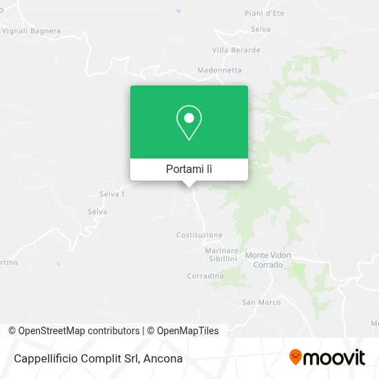 Mappa Cappellificio Complit Srl