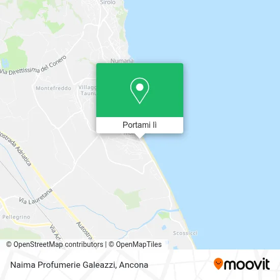Mappa Naima Profumerie Galeazzi