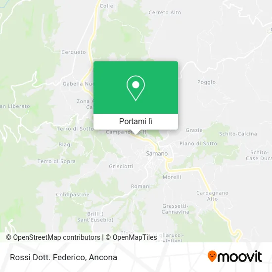 Mappa Rossi Dott. Federico