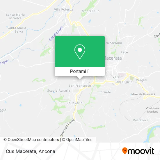 Mappa Cus Macerata