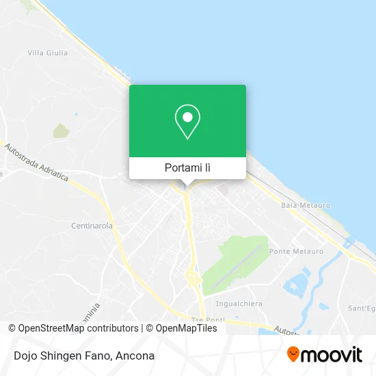 Mappa Dojo Shingen Fano