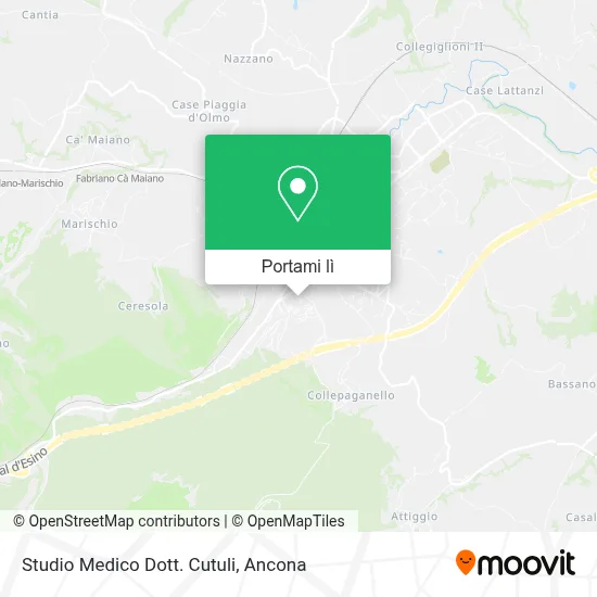 Mappa Studio Medico Dott. Cutuli