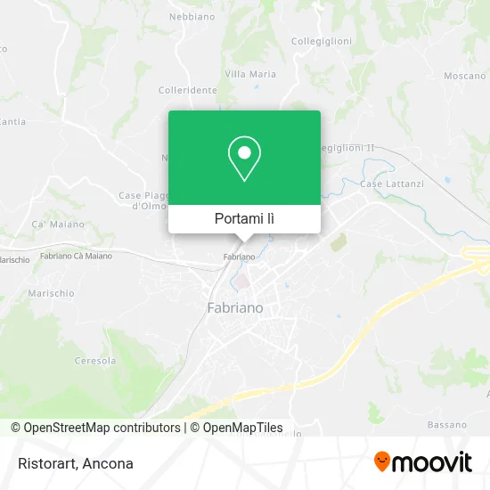Mappa Ristorart