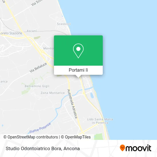 Mappa Studio Odontoiatrico Bora