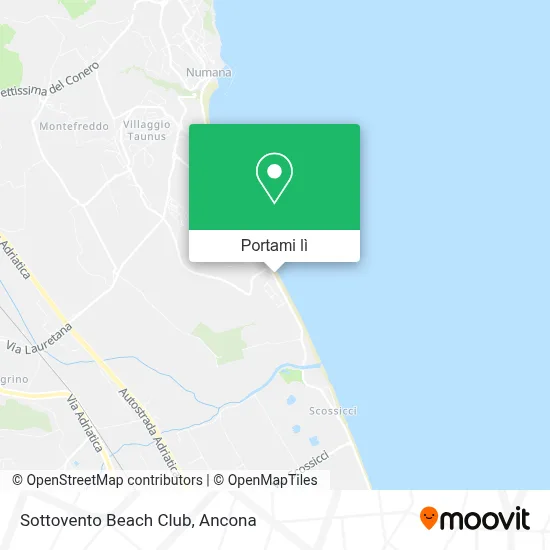 Mappa Sottovento Beach Club