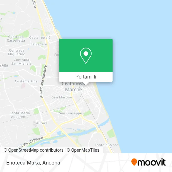 Mappa Enoteca Maka