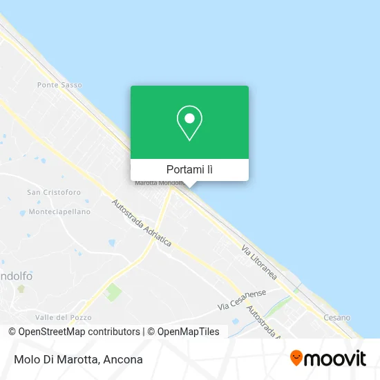 Mappa Molo Di Marotta